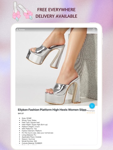 Cheap Shoes Fashion Store iPad screenshot