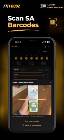 FitFoodz: Calorie Counter iPhone screenshot 2