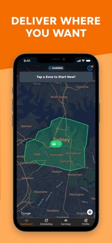 Menulog – Courier iPhone screenshot 3