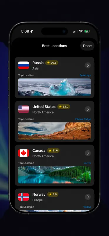 Aurora Forecast - Borealis Map screenshot 6 of 7