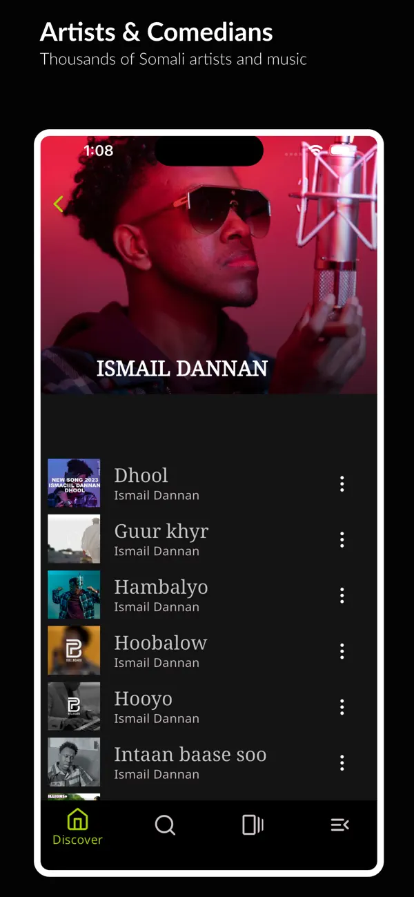 Screenshot #2 pour Heesify - Somali Music