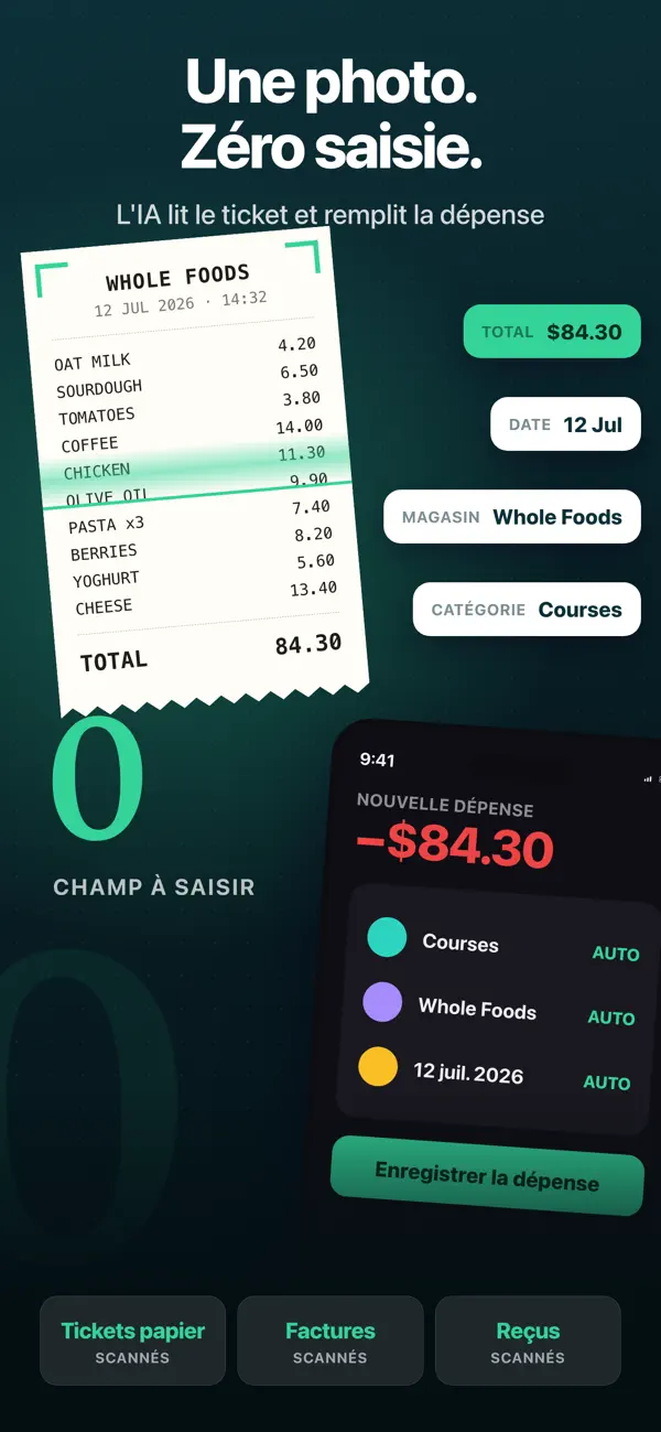 Screenshot #2 pour Spendly: Suivi des Dépenses