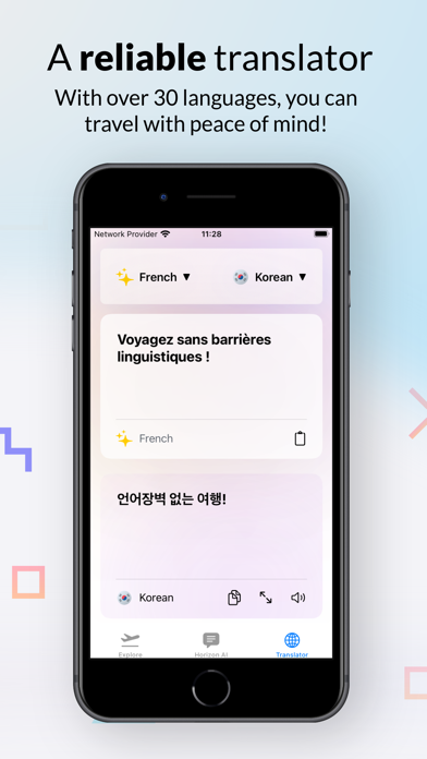 Horizons: AI travel assistant Screenshot