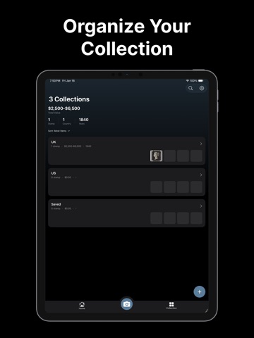 Postage Stamp Value Identifier iPad screenshot