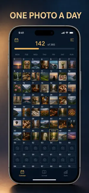 Photo a Day: 365 Grid Journal screenshot 1