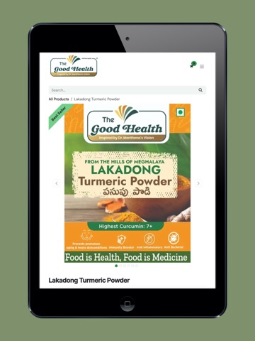 The Good Health iPad screenshot