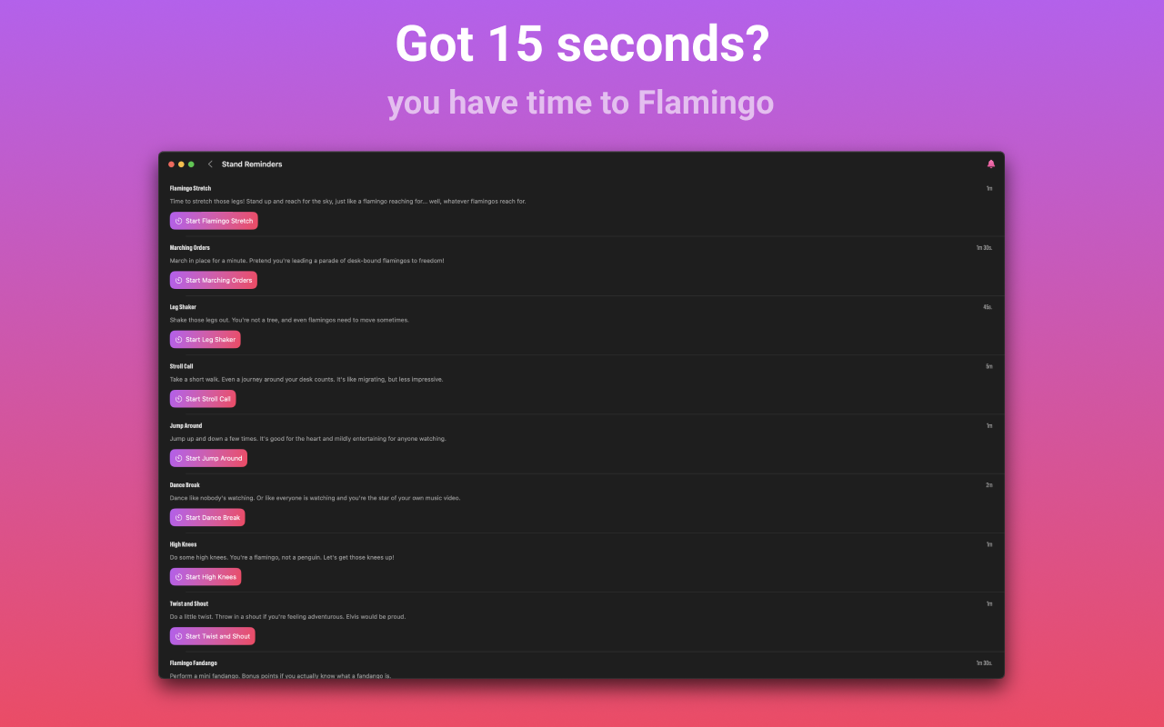 Active Posture Checks Flamingo screenshot 12