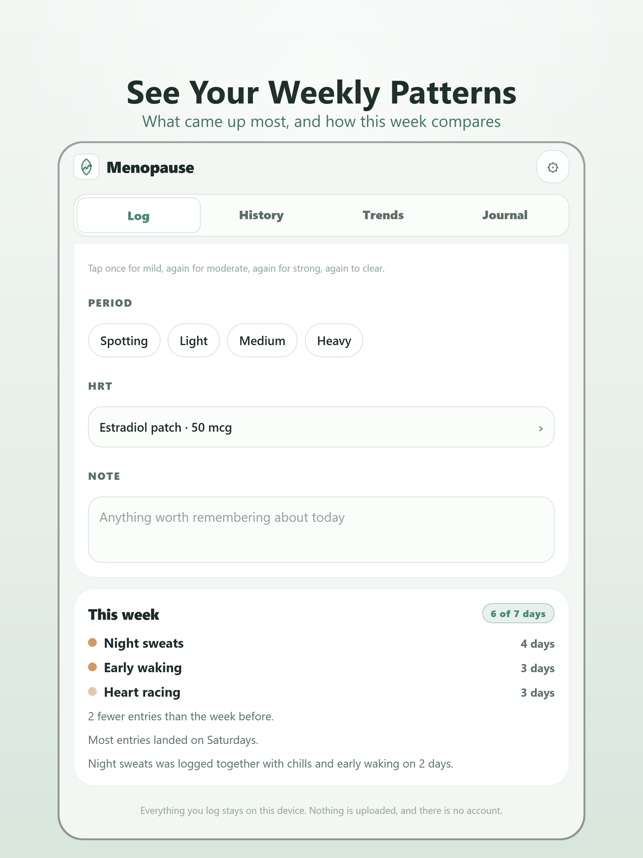 Menopause Tracker & Journal screenshot 10