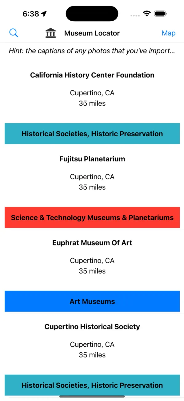 Screenshot #2 pour U.S. Museum Locator