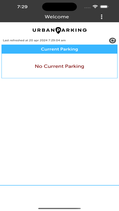 Urban Parking App Screenshot
