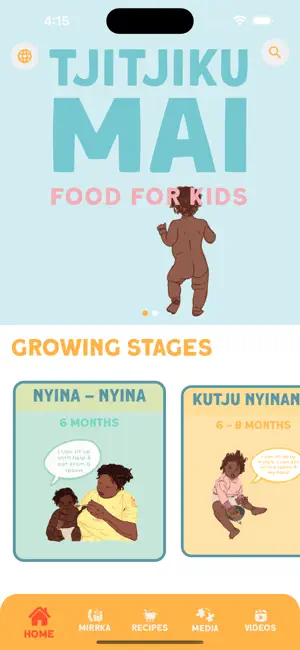 Tjitjiku Mai - Food for kids screenshot 1