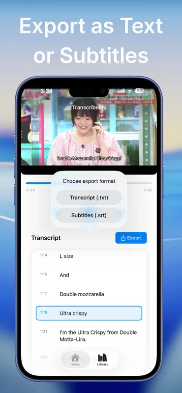 TranscribeEN: Video to Text screenshot 5 of 5