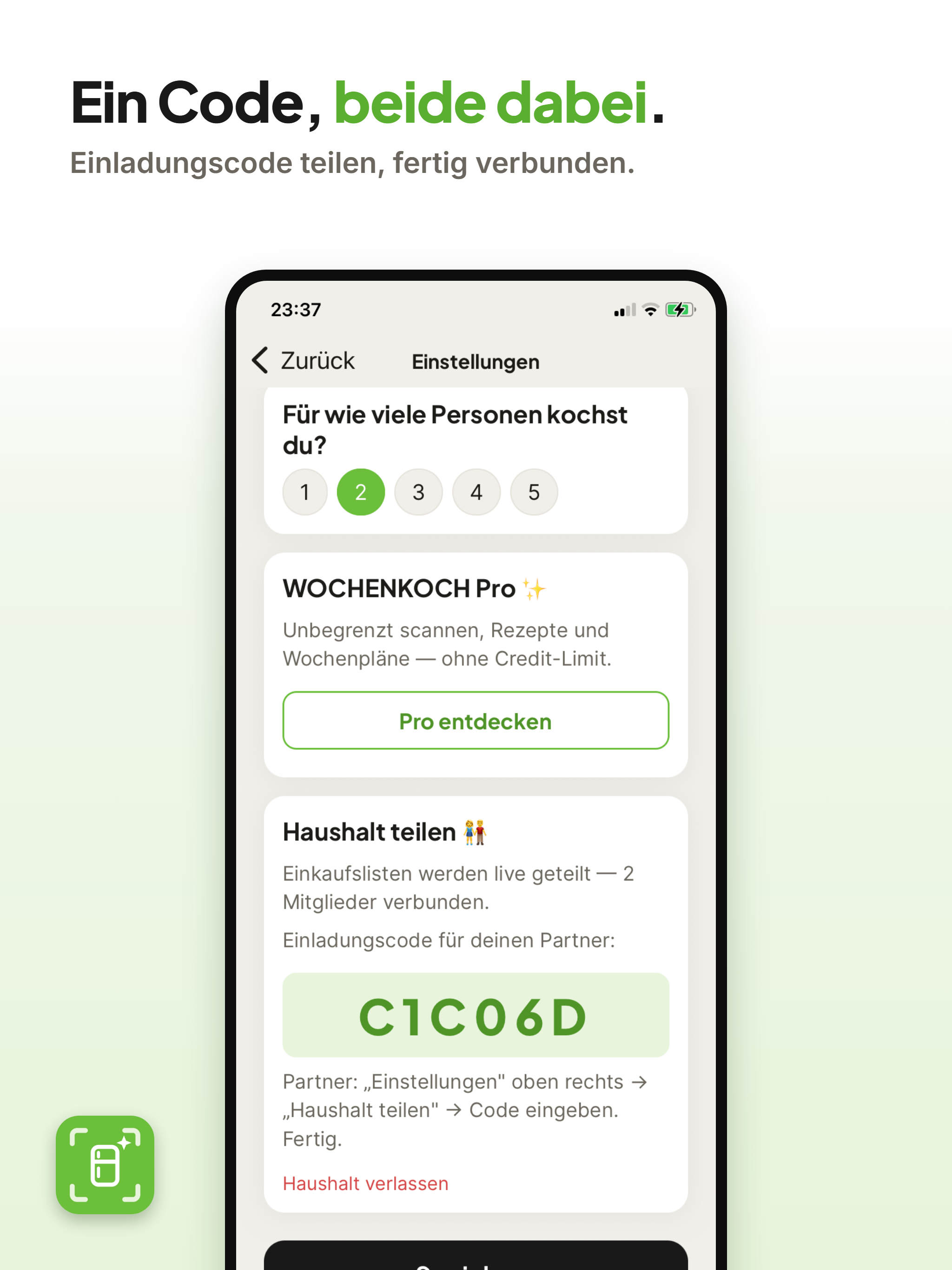 WOCHENKOCH: KI-Essensplaner screenshot 19