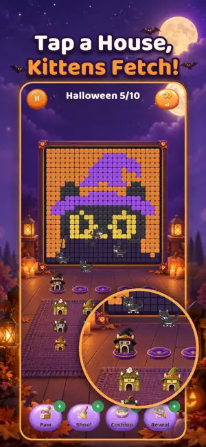 Purrl: Cute Cat Pixel Puzzle screenshot 3