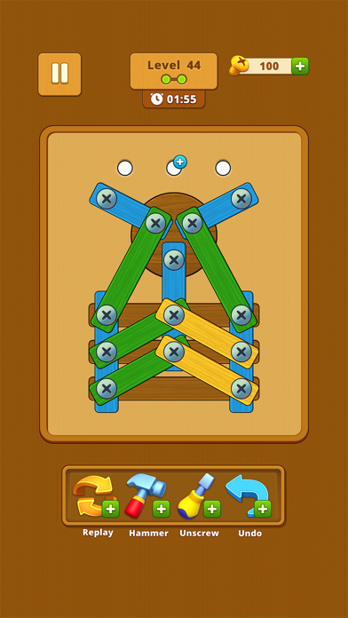 Screw Wood Nuts: Bolts Puzzle Screenshot