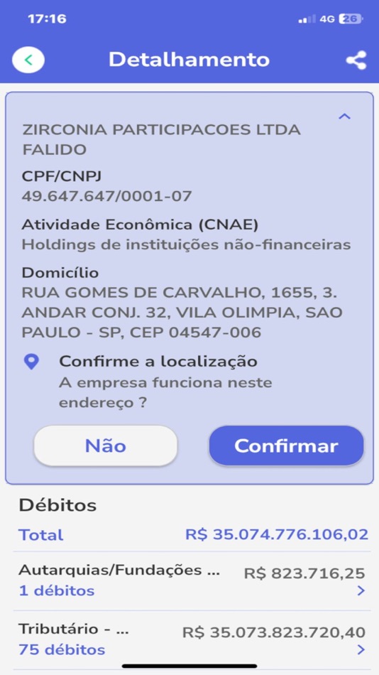 #5. Dívida Aberta (iOS) 由: Servicos e Informacoes do Brasil