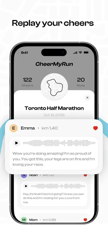 CheerMyRun: Race Day Tracker screenshot 6 of 6
