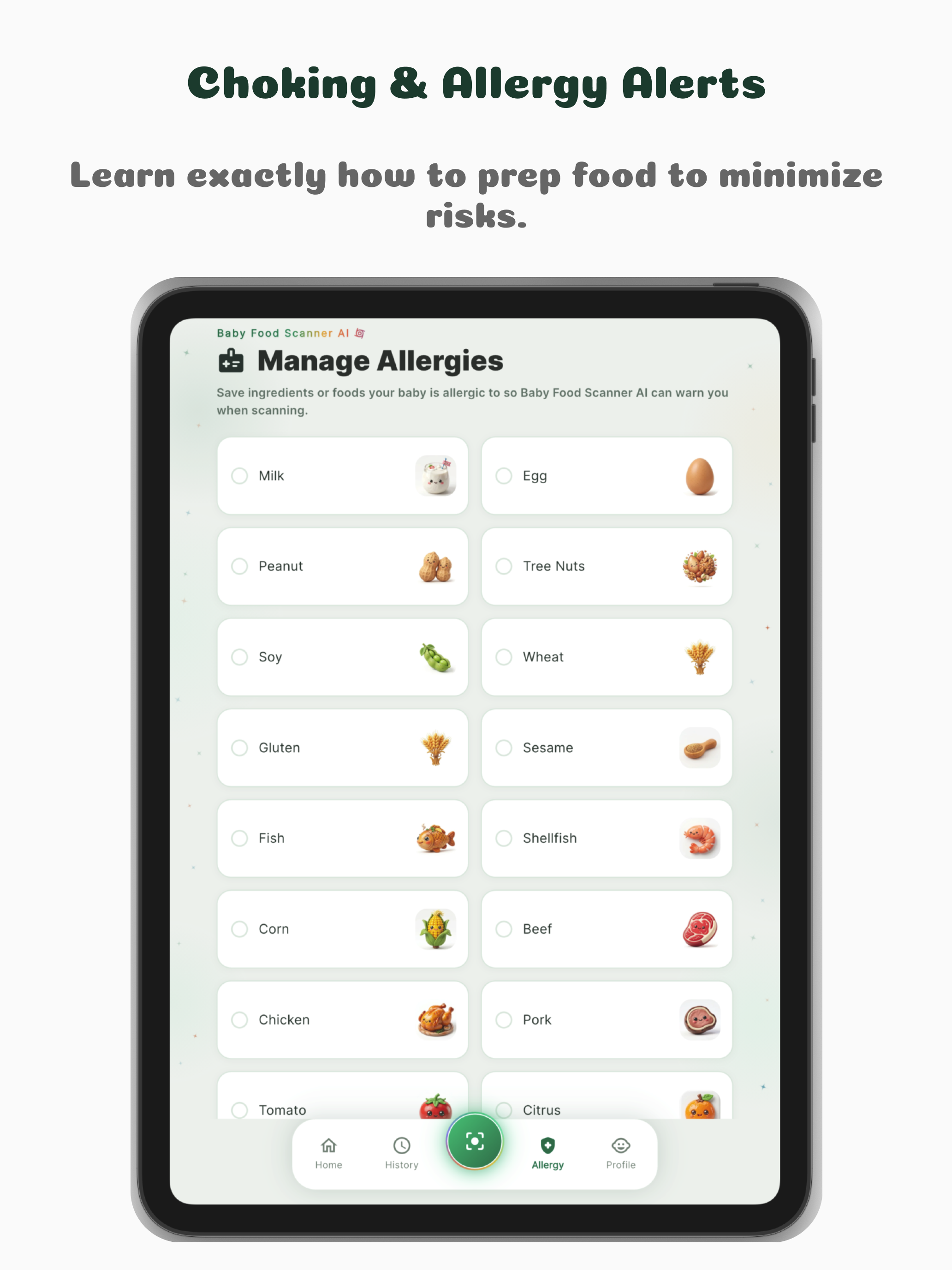 Baby Food Scanner AI