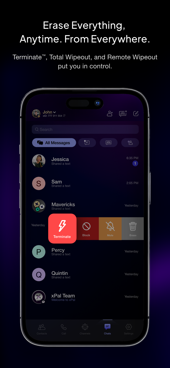 xPal Ultra Secure Messenger screenshot 6