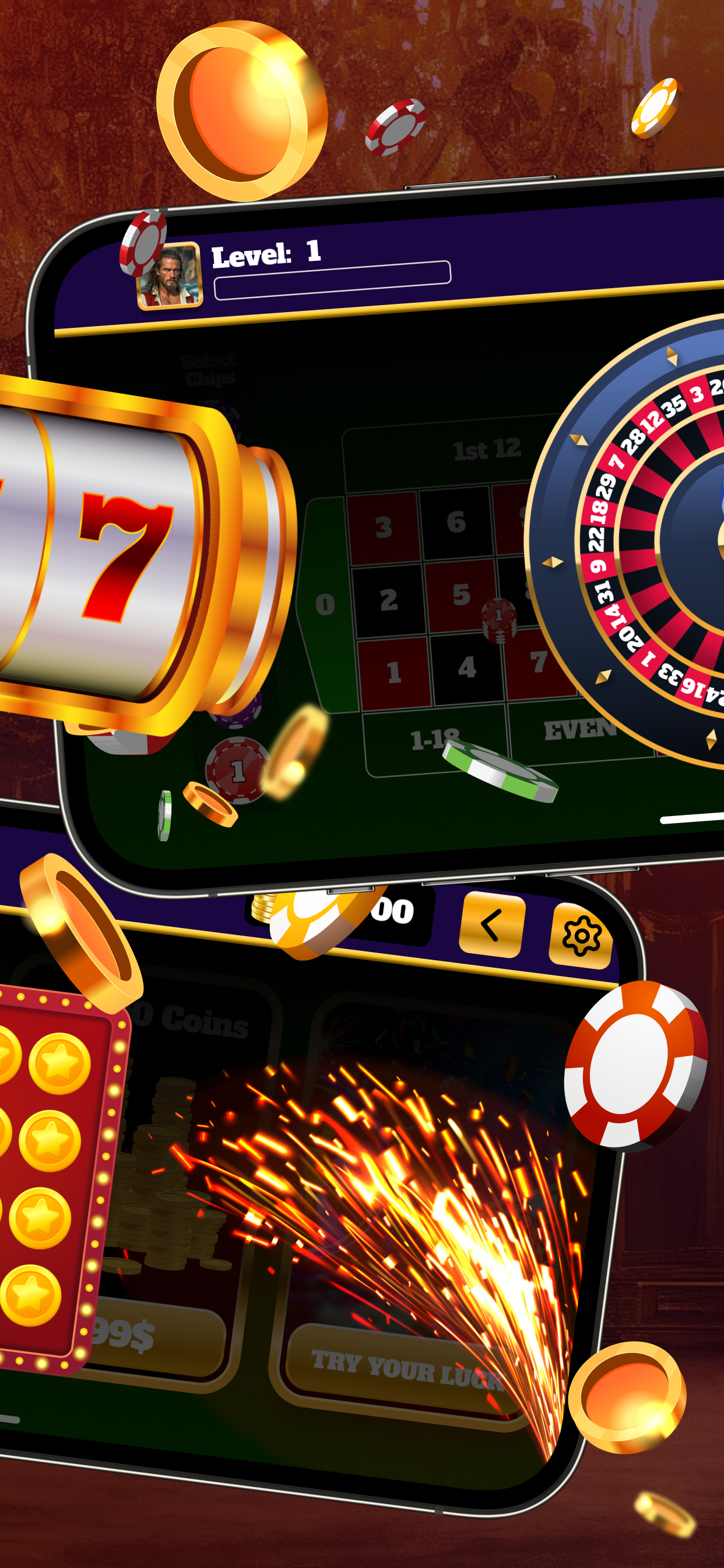 Casino Machine Slot & Spin