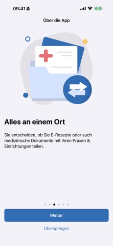 uniVersa E-Health App Screenshot 1 of 6