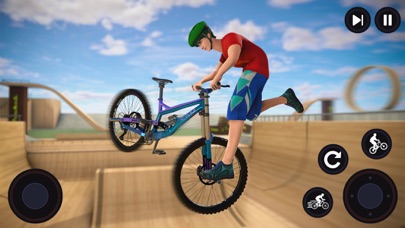 BMX 自転車 スタント 狂った ゲームのおすすめ画像1