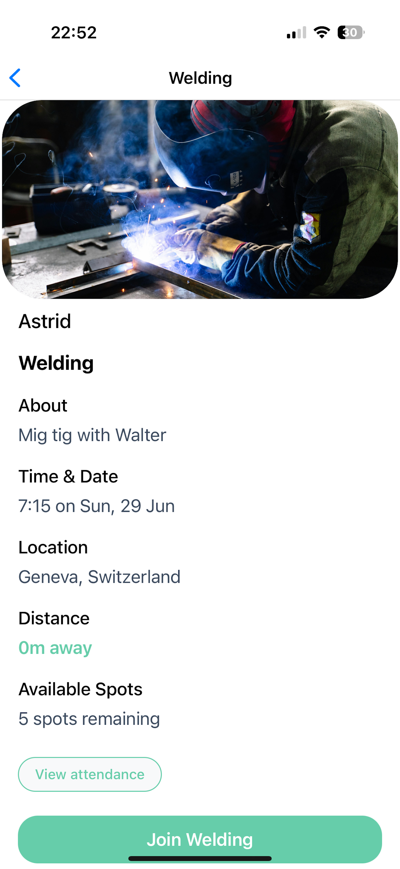 Hubbin' app