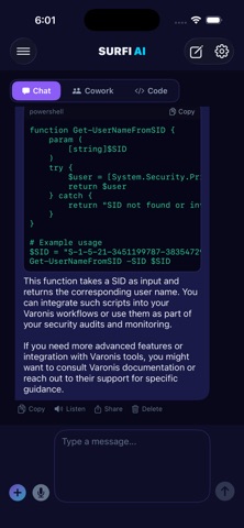 SufiAI Peer to Peer Assistant iPhone screenshot