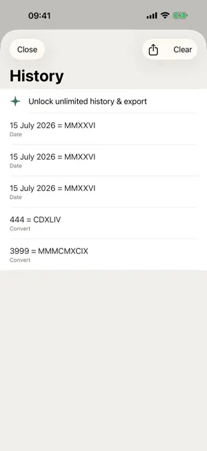 Vinculum: Roman Numerals screenshot 2