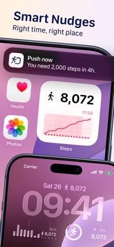 Steps Widget & Walking Alert Screenshot 1 of 8