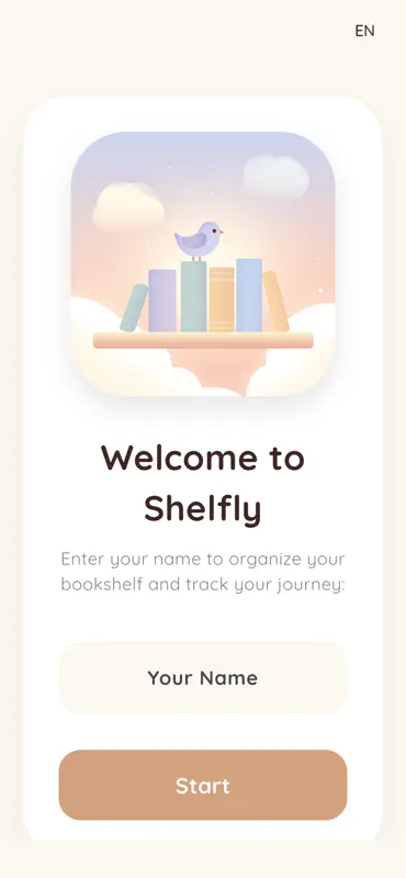 Shelfly – Cozy Reading Tracker screenshot 1 of 7