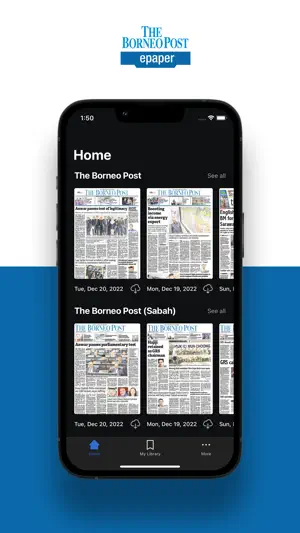 Borneo Post & Utusan Borneo screenshot 1