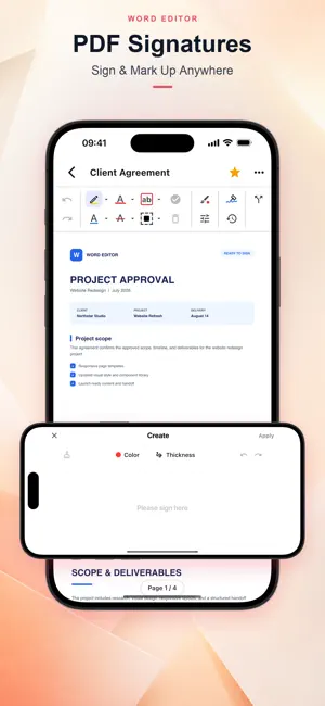 Word Editor: DOCX, Office, PDF screenshot 2