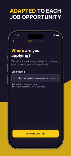 acoverlet: AI cover letters screenshot 2