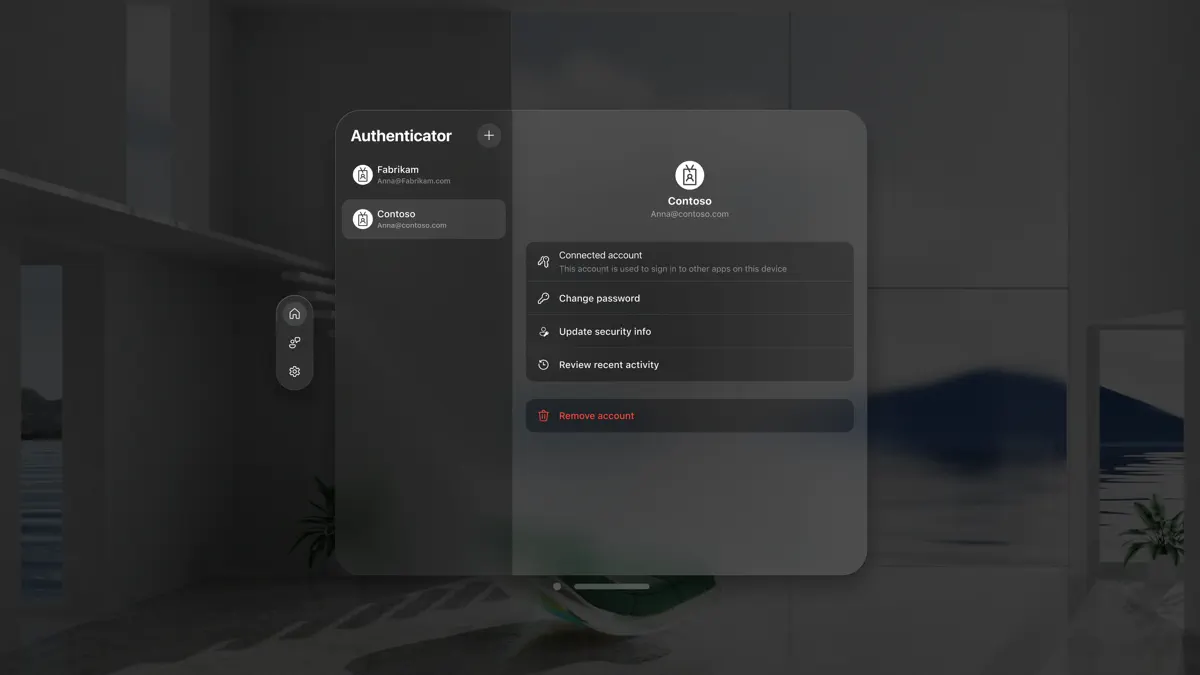 Microsoft Authenticator screenshot 1
