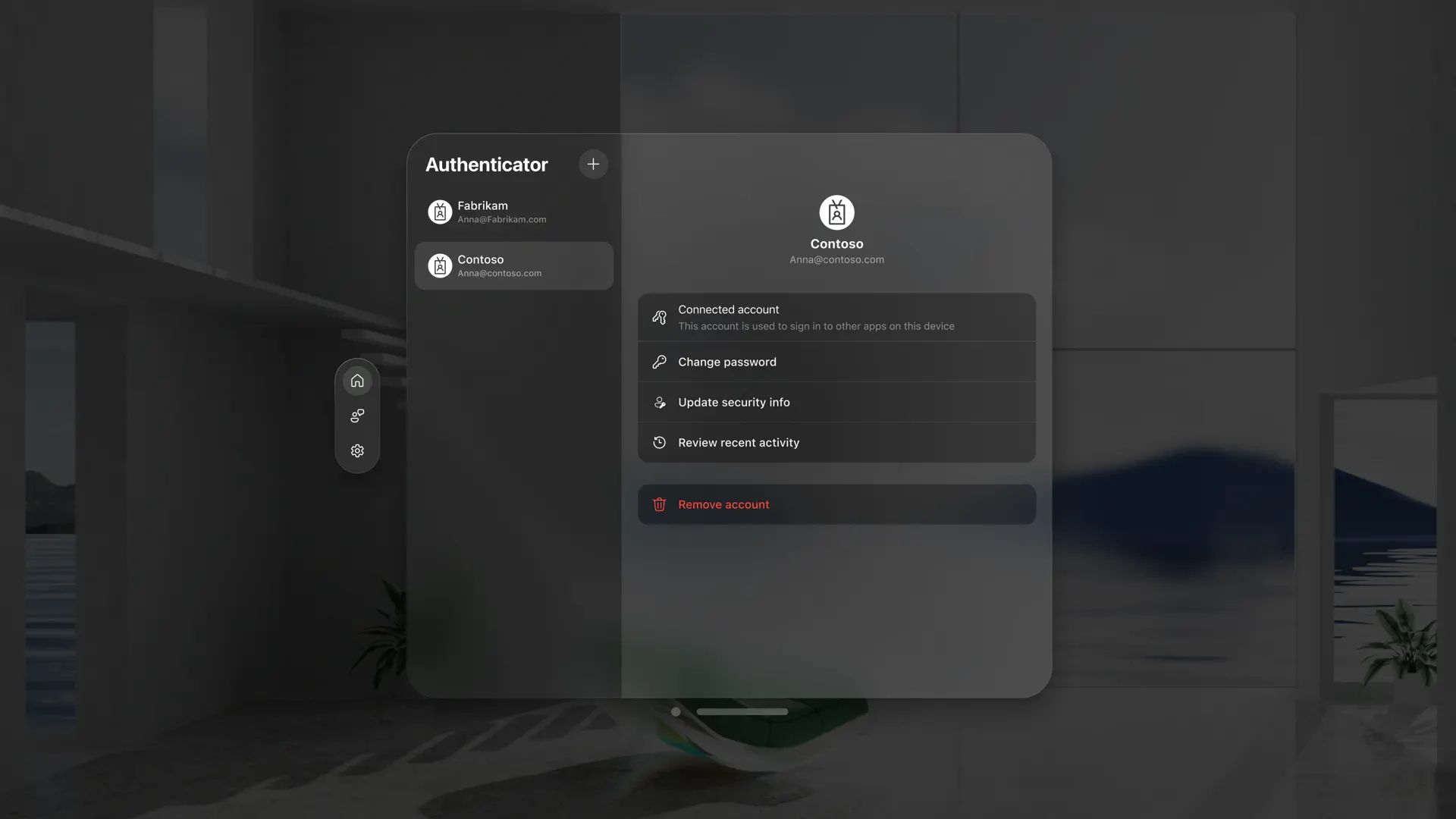 Microsoft Authenticator screenshot