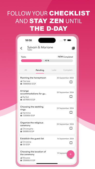 eWedPlanner Screenshot