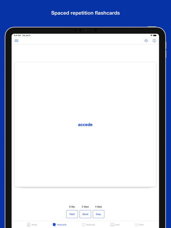 Screenshot #6 pour IELTS® wordlist flashcards
