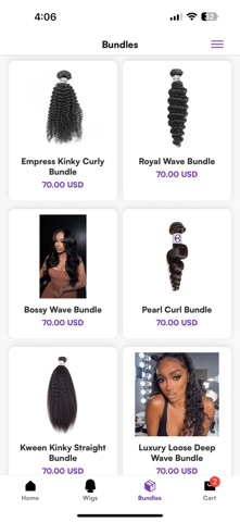 Bossette Hair iPhone screenshot