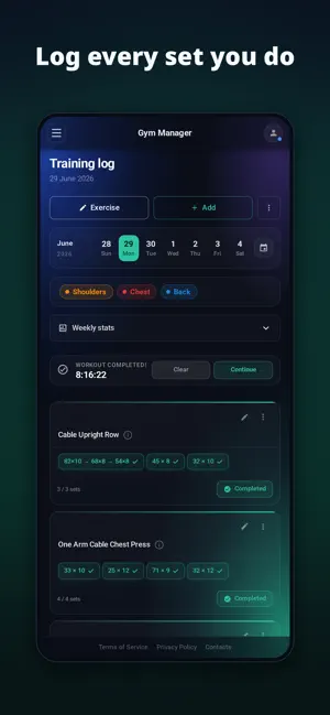 GM Gym Manager screenshot 1