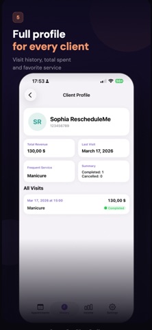 ClientFlow - Booking & Clients Screenshot 5 of 5