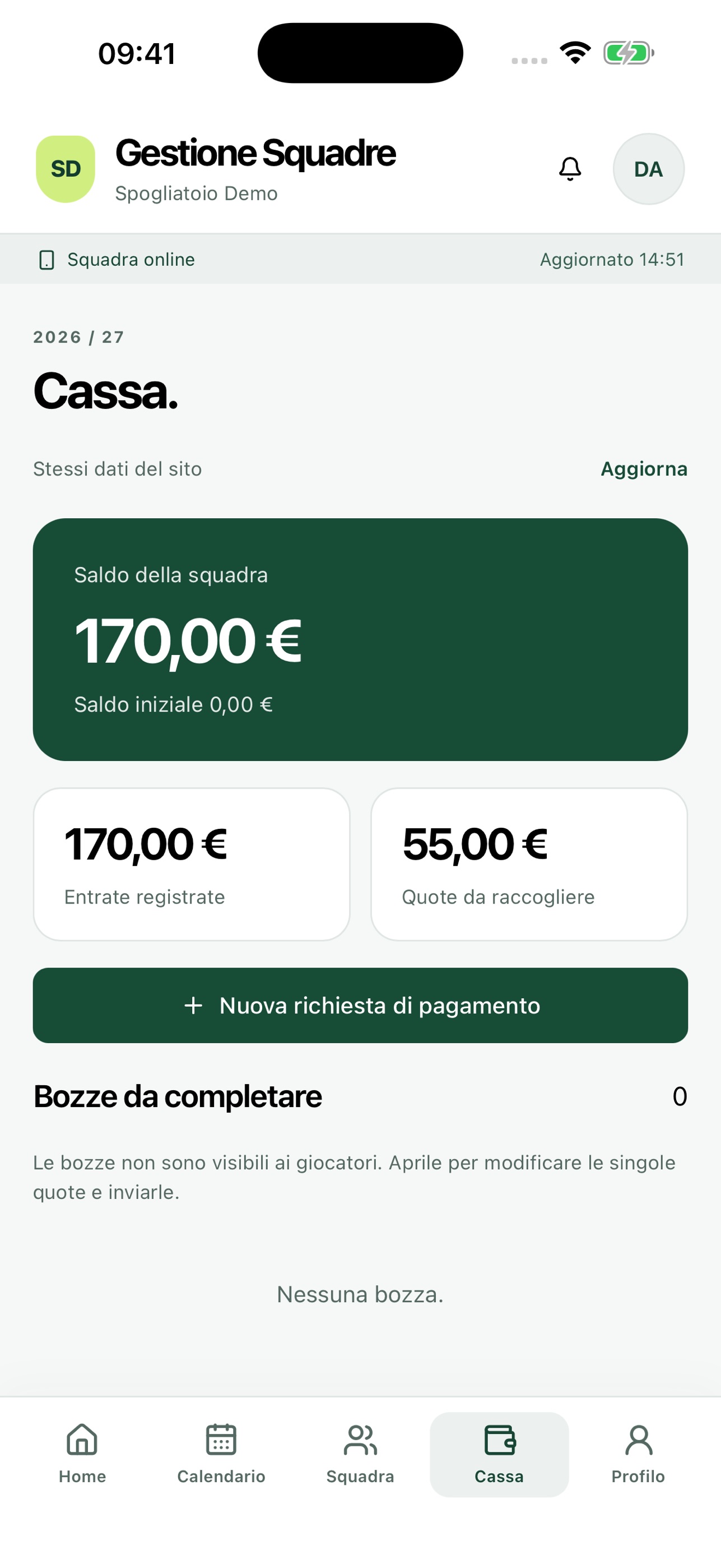Screenshot 3 of Gestione Squadre