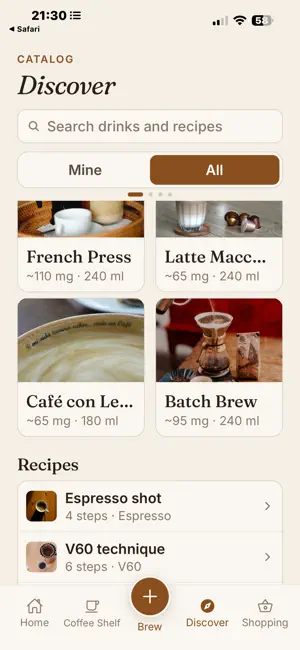 My Coffee Shelf screenshot 4