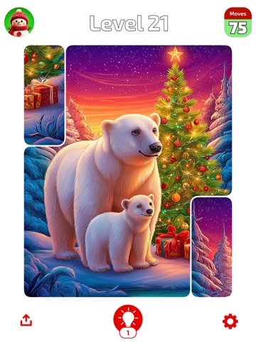 Christmas Shuffle Solitaire iPad screenshot