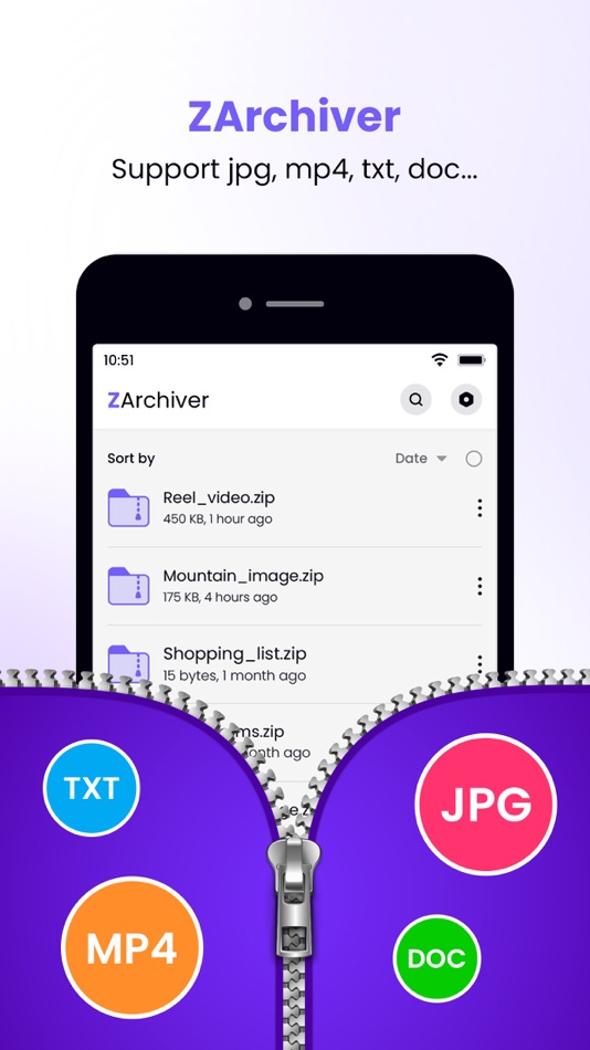 #1. ZArchiver - Zip UnZip (iOS) By: Liam Sammy