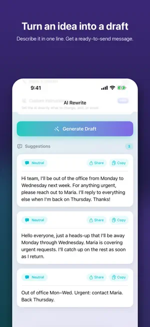 AI Rewrite: Private Paraphrase screenshot 3