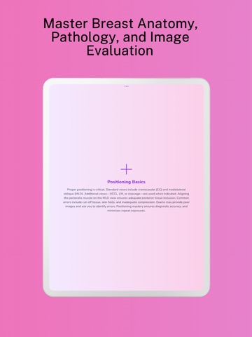 Mammography Mastery iPad screenshot
