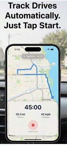 Indiana Drive Log iPhone screenshot