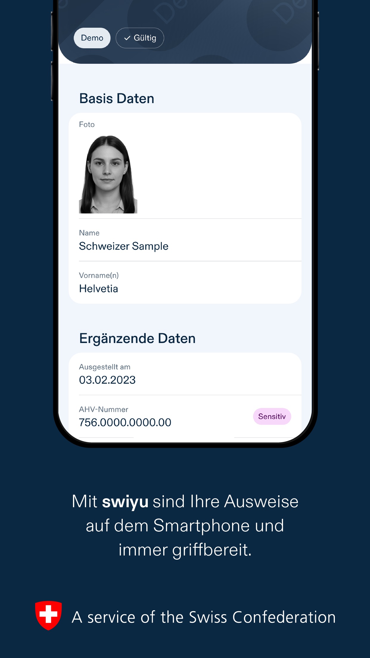 Screenshot 4 of swiyu Wallet