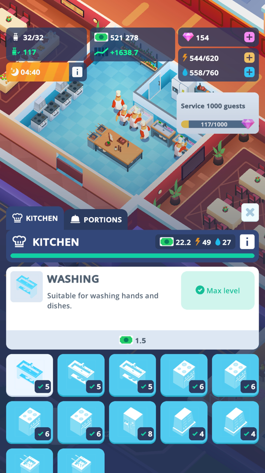 #5. Idle Hotel Tycoon Empire (iOS) بواسطة: WAZZAPPS GLOBAL LIMITED